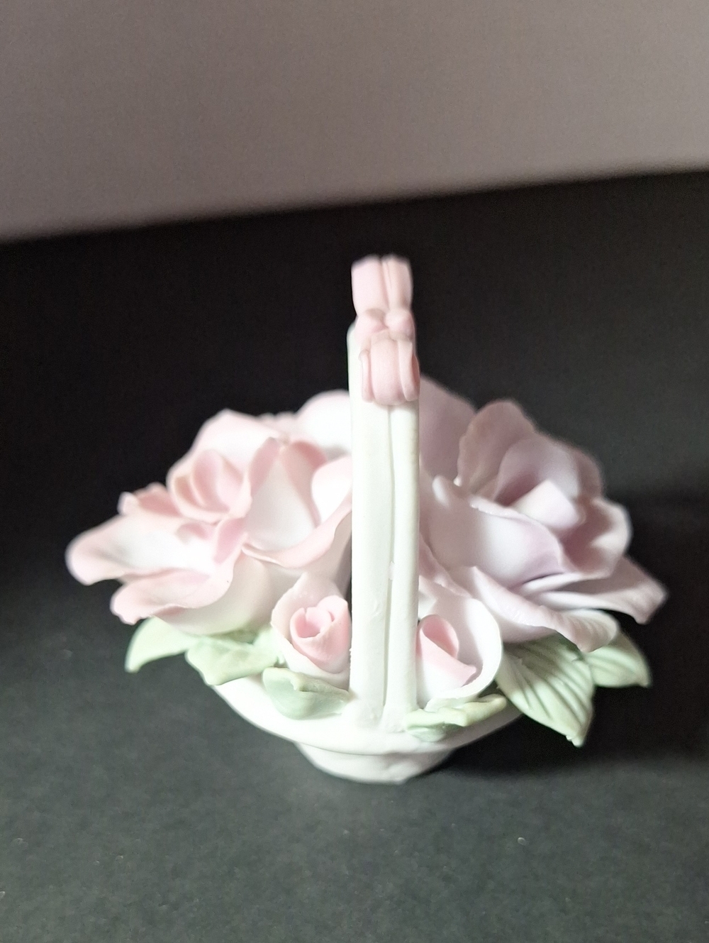 Shiah Yih Capodumonte Mini Basket Bouquet